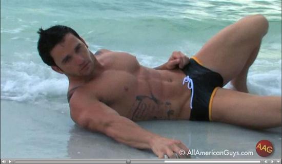 Picture About Male Model Jason T. Fitness Model Prospect Kevin,  Anthony M., Markus and Gary's Beach ShootFitness 